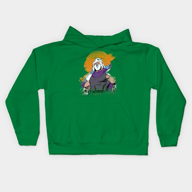 When The Evil Shredder Attacks! Kids Hoodie by RyanButtonIllustrations